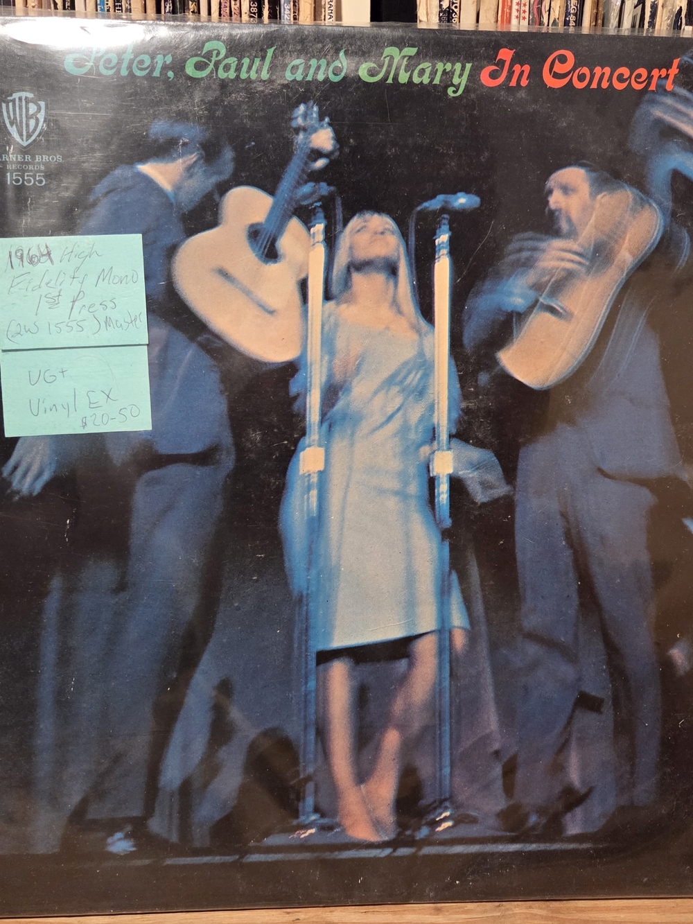 Peter, Paul and Mary In Concert - rare 1st press mono master